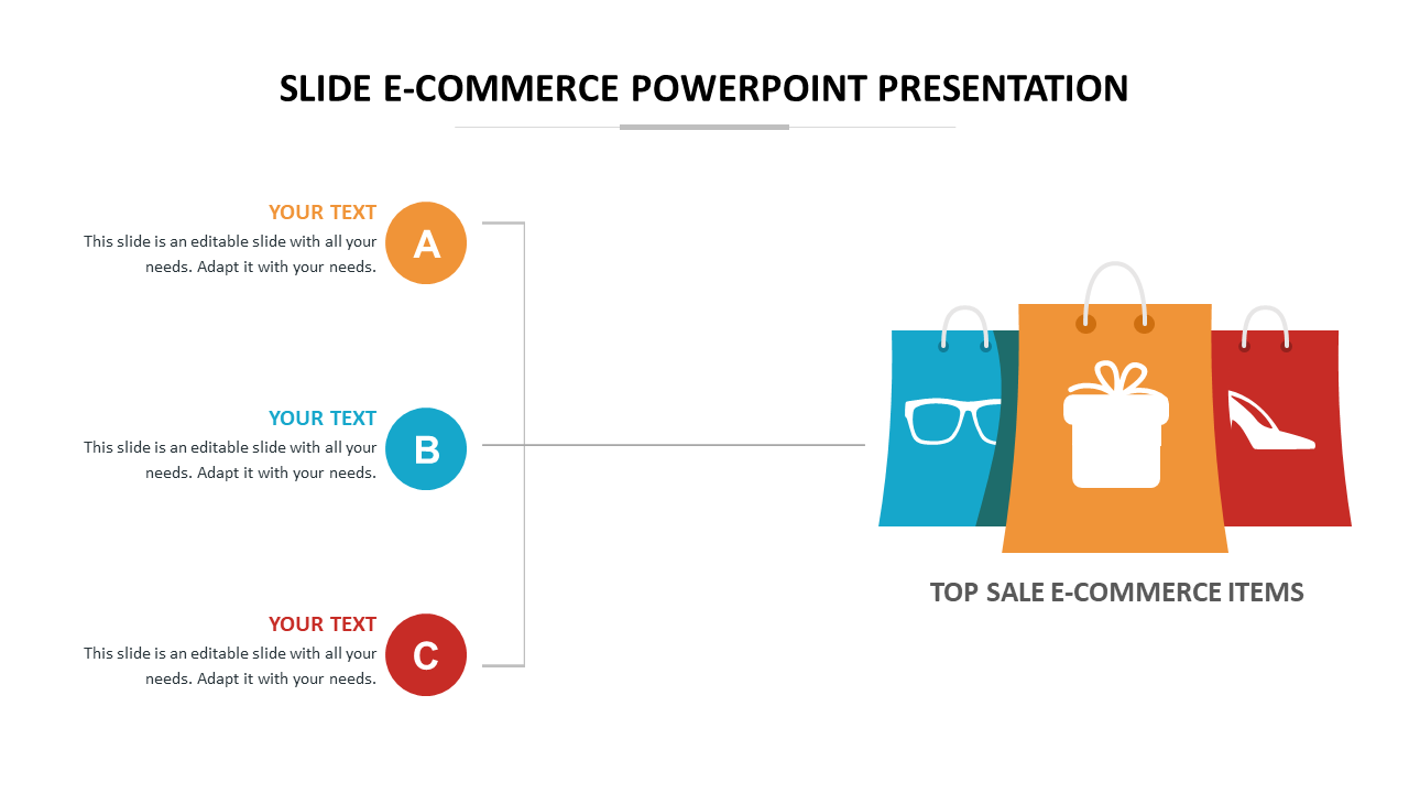 Multicolor Slide E-Commerce PowerPoint Presentation
